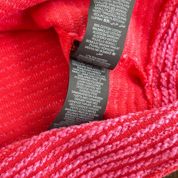 Sweaty Betty Rest Up Half Zip Pullover Sweatshirt Tulip Red Womens Size 6 - Picture 8 of 11